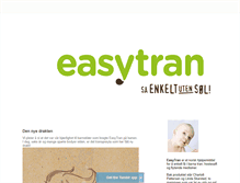 Tablet Screenshot of easytran.no